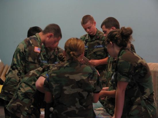 Explain your first day at Civil Air Patrol?