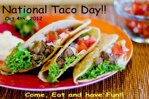 Do you know that today is national taco day!!!!?