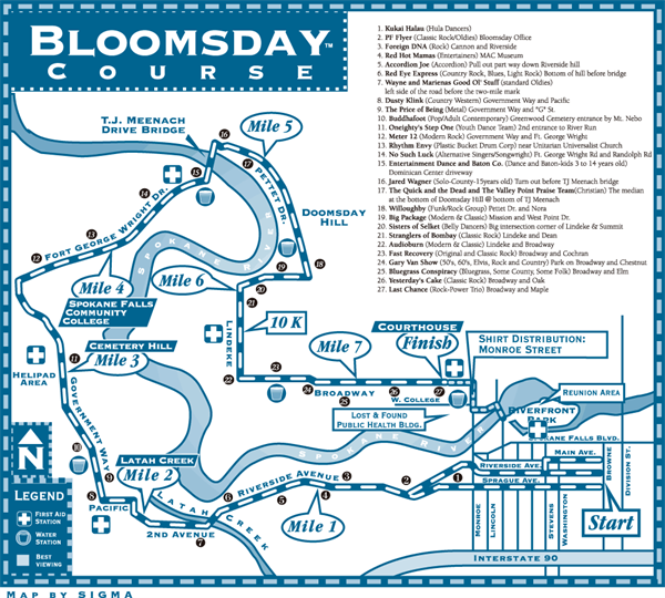 what is a good way to train for bloomsday next year?