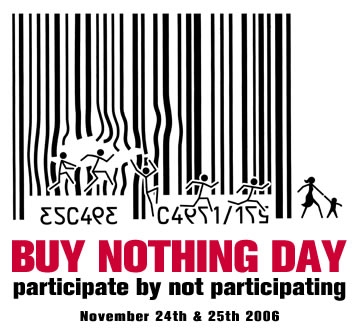 Tell me more about the ’buy nothing day’?