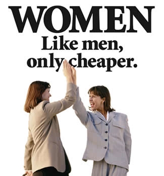 Should women be paid equal to men IF..?
