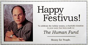 Festivus Day - Does anyone know what day Festivus lands on?