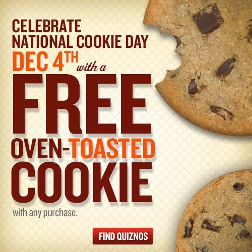 December 4th is national cookie day?