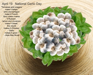 National Garlic Day - what are some interesting facts about garlic and onions?
