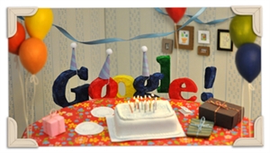 Google's Birthday - Today is GooGle's 11th birthday, note it's logo, isn't it beautiful ?
