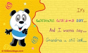 Gorgeous Grandma Day - Whats the best part of your day?