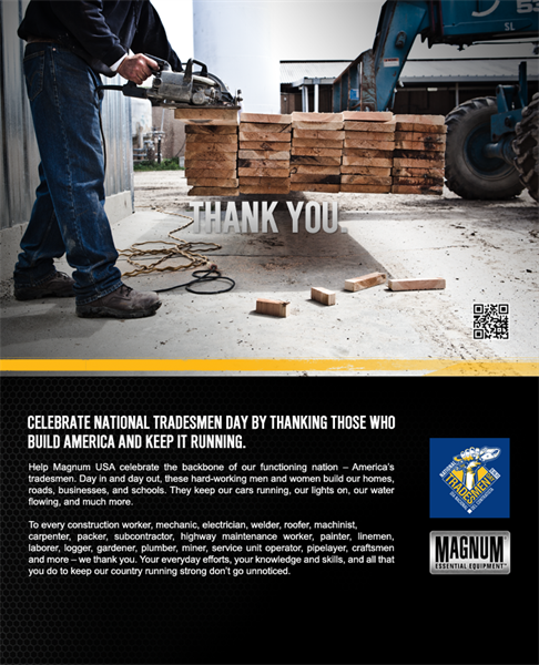 Celebrate National Tradesmen Day!