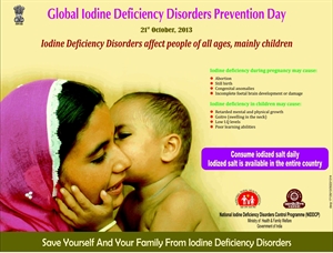Global Iodine Deficiency Disorder Prevention Day - Iodine Deficiency Disorders
