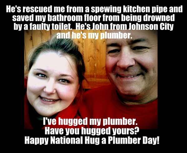 National Hug a Plumber Day: How to Hug a Plumber [