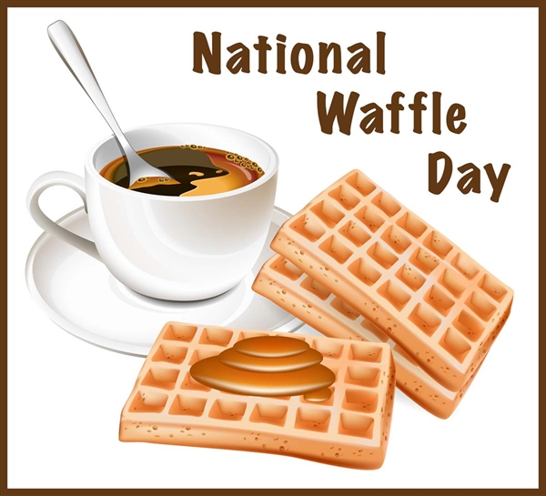 When is National Waffle Day?