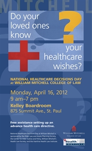 National Health Care Decisions Day - How much does the government care about our health?
