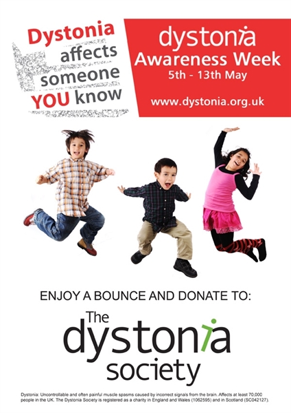 Whitefriars - Bouncy Castle in support of Dystonia Awareness Week