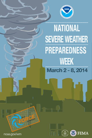 Be of a Force of Nature: National Severe Weather Preparedness Week