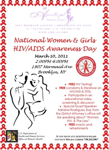 Women & Girls HIVAIDS Awareness Day - HIVAIDS Awareness Day is