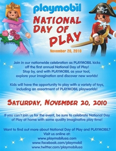 Playmobil's National Day of Play - For National Day of Play