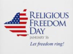 Religious Freedom Day - Are you aware that today is Religious Freedom Day?