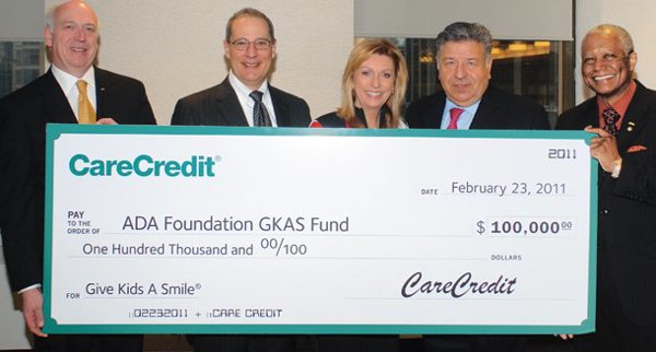 CareCredit presents its fifth donation to Give Kids A Smile Fund ...