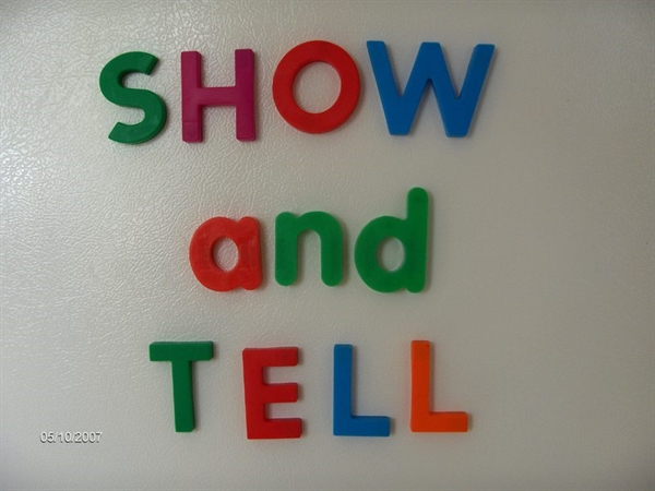 ever take someone to show and tell?