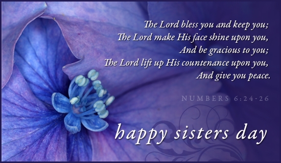 Happy National Sister’s day! August 2nd?