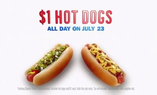 Are you celebrating eating a hot dog today in honor of National Hot Dog day?