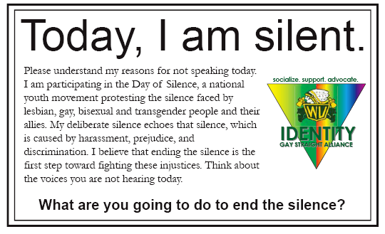 LGBT day of silence?