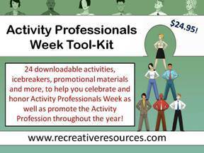 National Activity Professionals Week - Medical Professionals Advice only on Preventing Alzheimers?