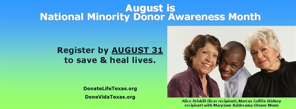 Donate Life Organ and Tissue Donation Blog℠: National Minority ...