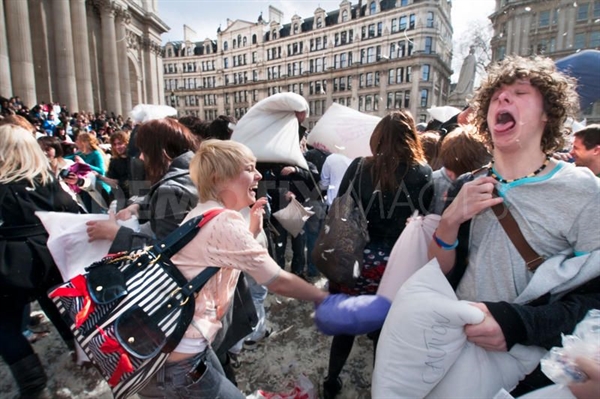Poll: Did you know that today is International Pillow-Fight Day?