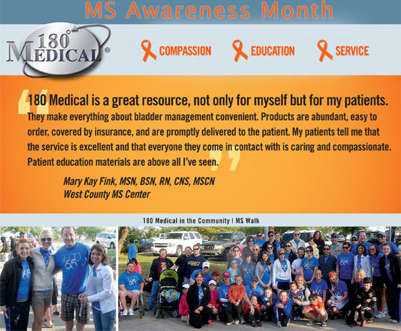 Multiple Sclerosis (MS) Education &amp; Awareness Month - 180 Medical