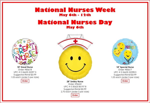 When is Nurses’ Day in the US?