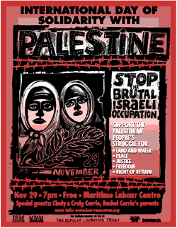 29 November, 2003 International Day of Solidarity With Palestine