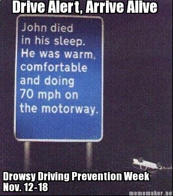 Twitter / sleepfoundation: It's #Drowsy Driving Prevention ...