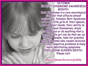 Rett Syndrome Awareness Month - Why are diseases that are found to be curablereversible in mice?