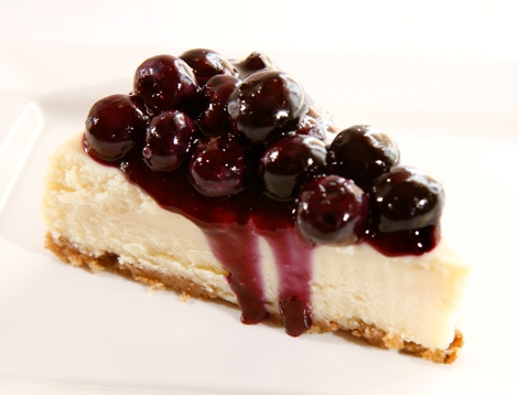 Do you have a baked blueberry cheesecake recipe with puréed blueberries in filling?