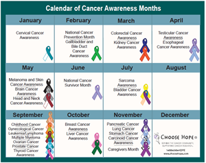 Awareness Month of Awareness Months Month - What is each month for Awareness Month?