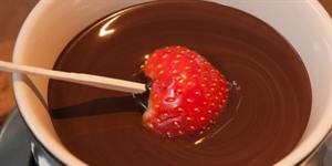 Chocolate Fondue Day - if i eat 1 piece of cheese pizza and chocolate fondue will that be too much for one day