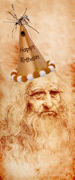 Happy Birthday Leonardo da Vinci - Jerrysartarama.