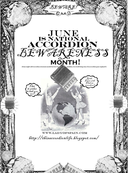 This Accordion Life: June is National Accordion BEWARENESS Month!