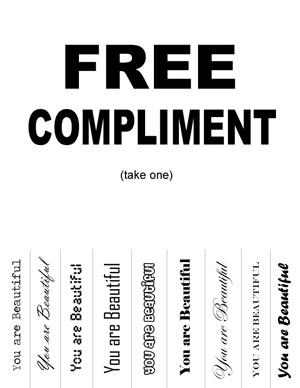 Today is National Give A Compliment Day...Can you give me a compliment?