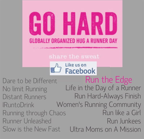 Hug a runner day is here!