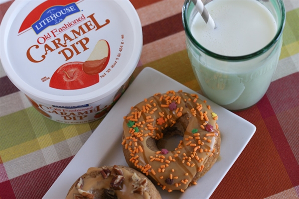 Celebrate National Bake & Decorate Month with Baked Apple Donuts