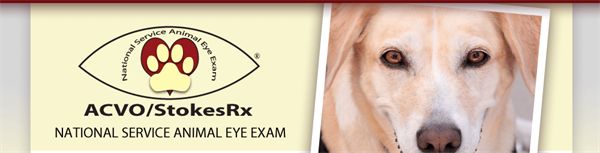 National Service Animal Eye Exam