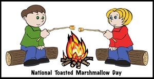 National Toasted Marshmallow Day - when is chocolate day ?