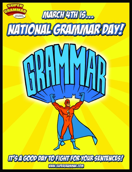 Christians, what are you doing to celebrate National Grammar and Spelling Day?