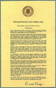 National Navajo Code Talkers Day