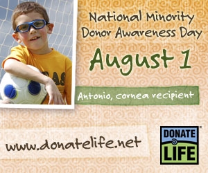 National Minority Donor Awareness Day - National Minority Donor Awareness Day. The nationwide observance is an