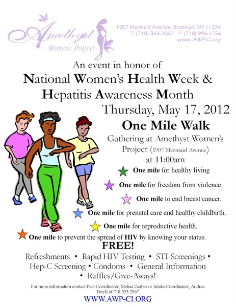 Amethyst Women's Project's BLOG: National Women's Health Week ...