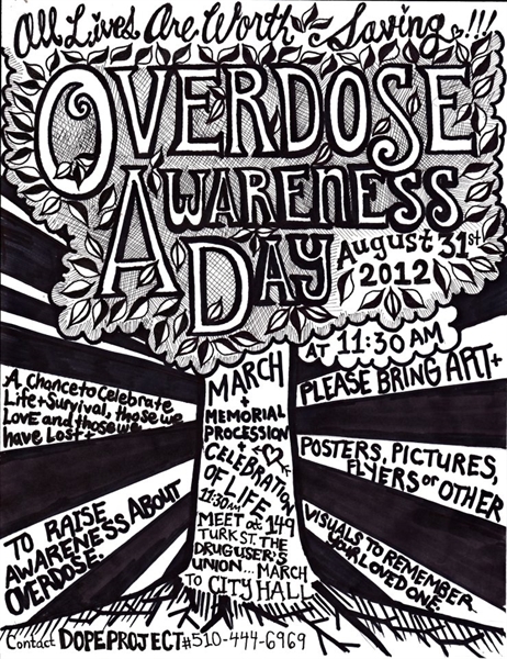Overdose Prevention Alliance: August 31 is International Overdose ...