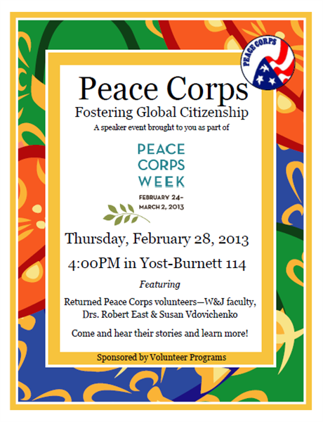 Questions about the peace corps?