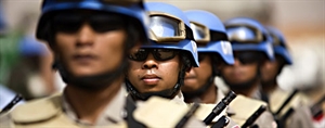 International Day of United Nations Peacekeepers - How many troops not based in the United States?